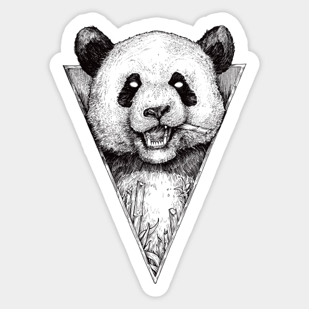 Panda 2 Sticker by TimurKhabirovArt